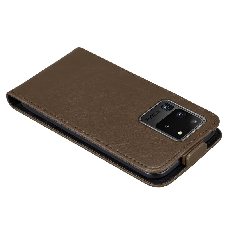 Cadorabo Hülle kompatibel mit Samsung Galaxy S20 ULTRA Schutzhülle im Flip Design mit Magnetverschluss