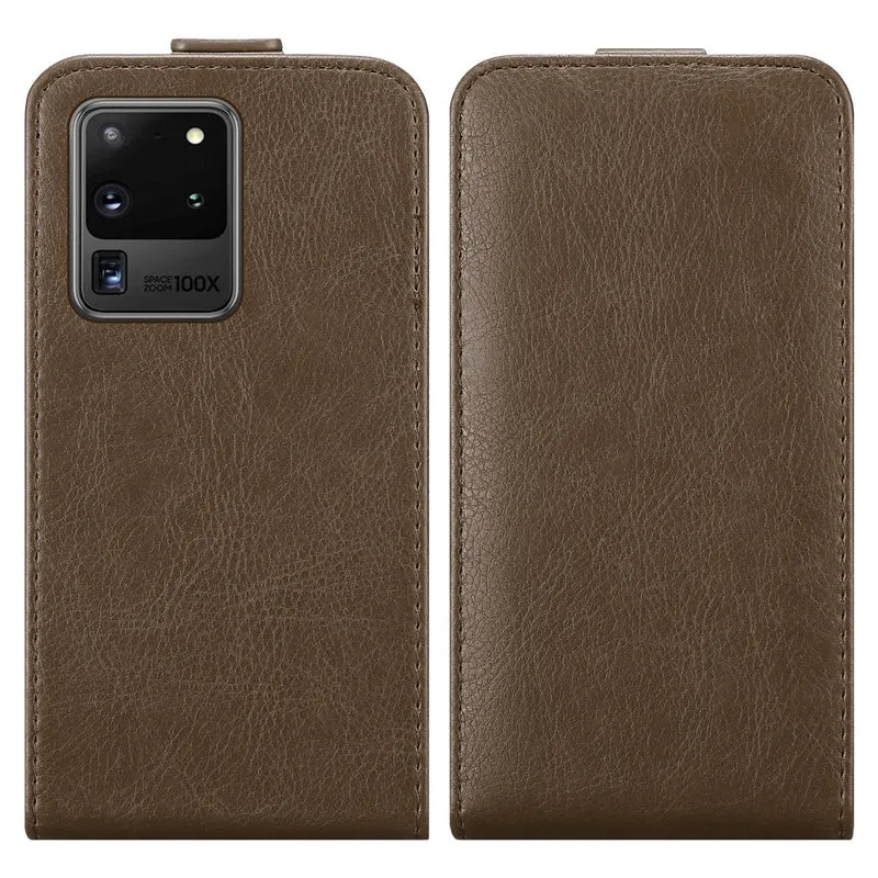 Cadorabo Hülle kompatibel mit Samsung Galaxy S20 ULTRA Schutzhülle im Flip Design mit Magnetverschluss