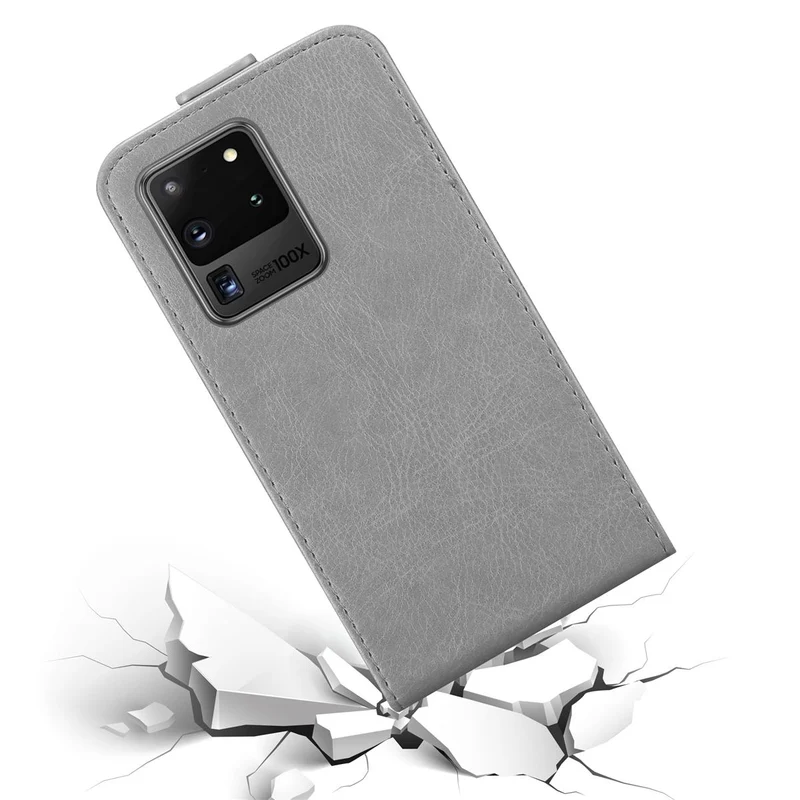 Cadorabo Hülle kompatibel mit Samsung Galaxy S20 ULTRA Schutzhülle im Flip Design mit Magnetverschluss