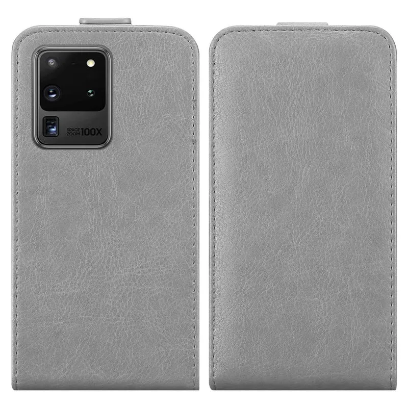 Cadorabo Hülle kompatibel mit Samsung Galaxy S20 ULTRA Schutzhülle im Flip Design mit Magnetverschluss