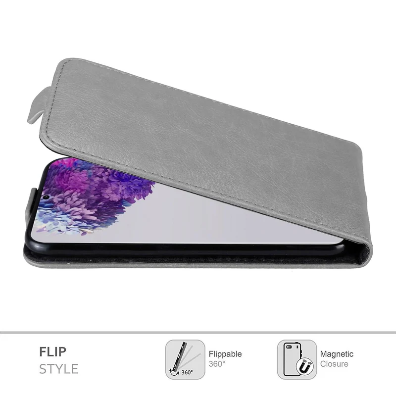 Cadorabo Hülle kompatibel mit Samsung Galaxy S20 ULTRA Schutzhülle im Flip Design mit Magnetverschluss