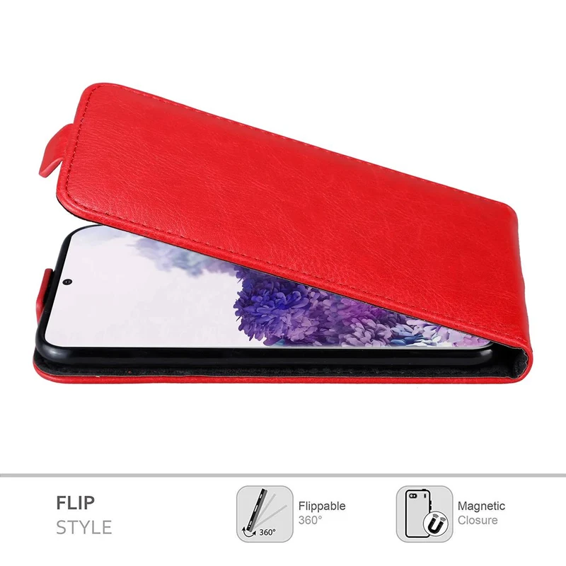 Cadorabo Hülle kompatibel mit Samsung Galaxy S20 PLUS Schutzhülle im Flip Design mit Magnetverschluss