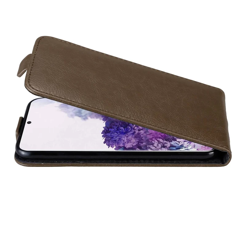 Cadorabo Hülle kompatibel mit Samsung Galaxy S20 Schutzhülle im Flip Design mit Magnetverschluss