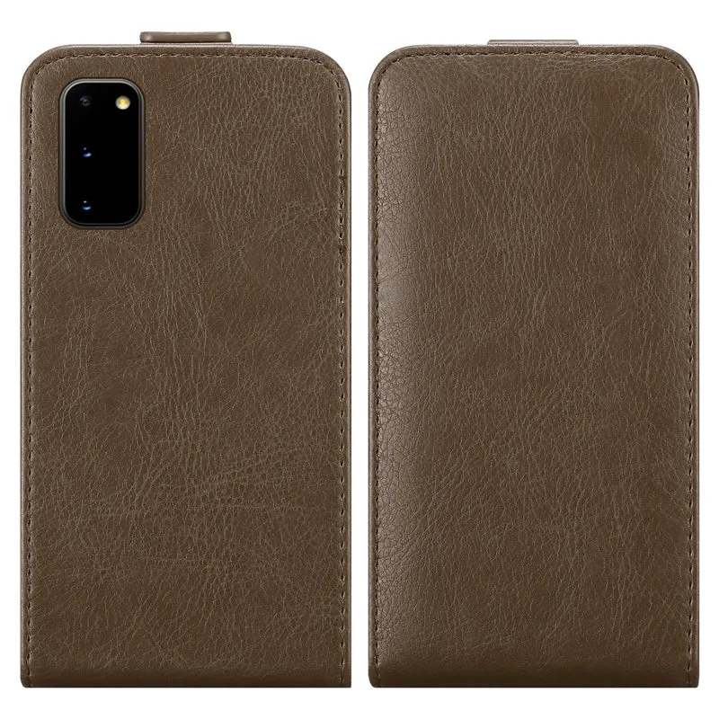 Cadorabo Hülle kompatibel mit Samsung Galaxy S20 Schutzhülle im Flip Design mit Magnetverschluss