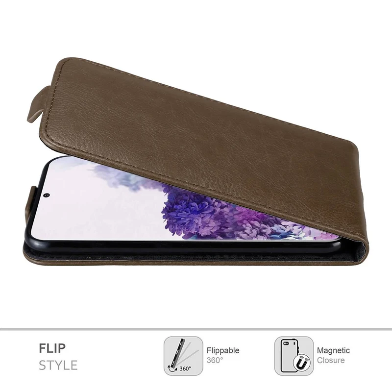 Cadorabo Hülle kompatibel mit Samsung Galaxy S20 Schutzhülle im Flip Design mit Magnetverschluss