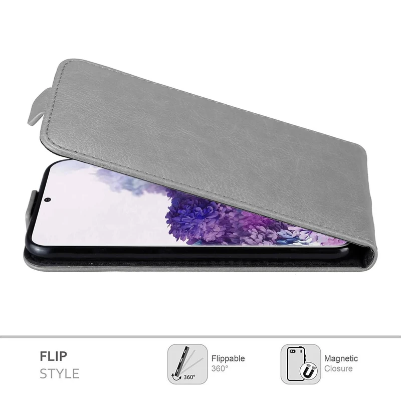 Cadorabo Hülle kompatibel mit Samsung Galaxy S20 Schutzhülle im Flip Design mit Magnetverschluss