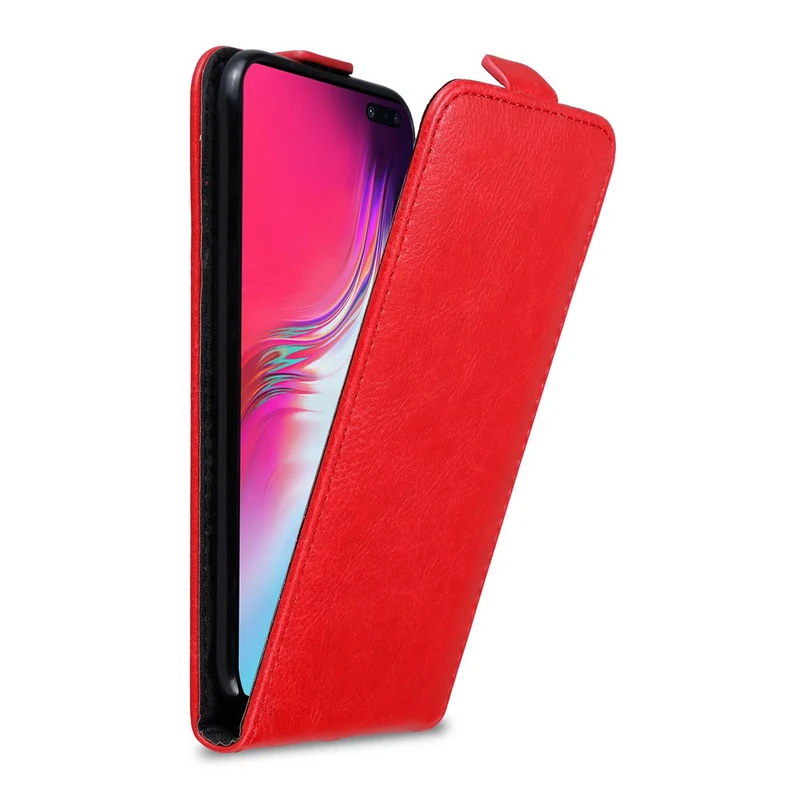 Cadorabo Hülle kompatibel mit Samsung Galaxy S10 5G Schutzhülle im Flip Design mit Magnetverschluss