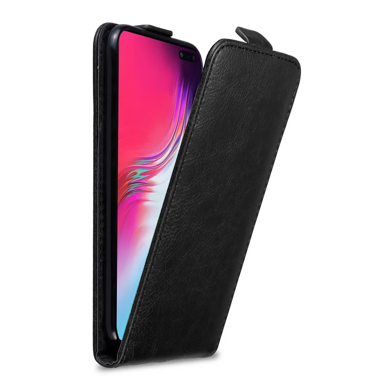 Cadorabo Hülle kompatibel mit Samsung Galaxy S10 5G Schutzhülle im Flip Design mit Magnetverschluss