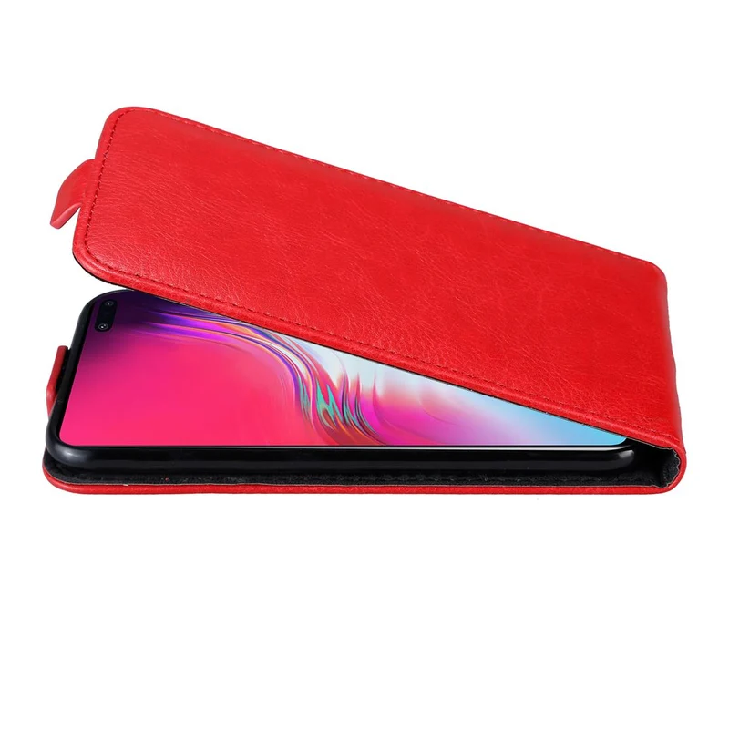 Cadorabo Hülle kompatibel mit Samsung Galaxy S10 5G Schutzhülle im Flip Design mit Magnetverschluss