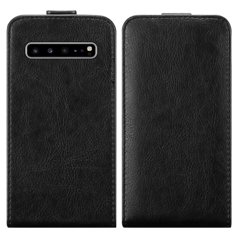 Cadorabo Hülle kompatibel mit Samsung Galaxy S10 5G Schutzhülle im Flip Design mit Magnetverschluss