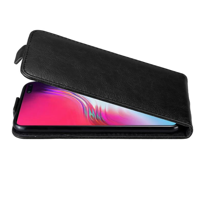 Cadorabo Hülle kompatibel mit Samsung Galaxy S10 5G Schutzhülle im Flip Design mit Magnetverschluss