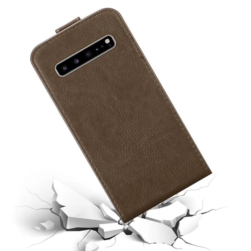 Cadorabo Hülle kompatibel mit Samsung Galaxy S10 5G Schutzhülle im Flip Design mit Magnetverschluss