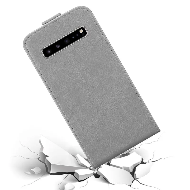 Cadorabo Hülle kompatibel mit Samsung Galaxy S10 5G Schutzhülle im Flip Design mit Magnetverschluss