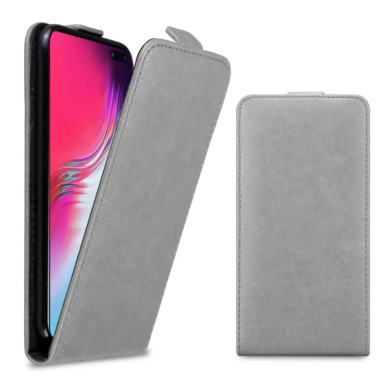 Cadorabo Hülle kompatibel mit Samsung Galaxy S10 5G Schutzhülle im Flip Design mit Magnetverschluss