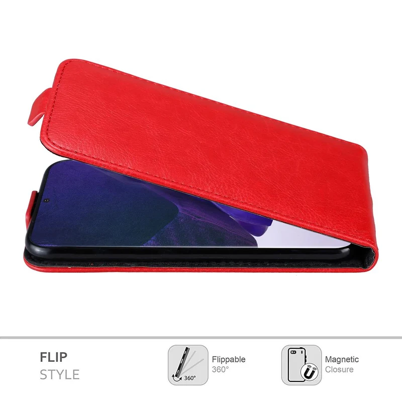 Cadorabo Hülle kompatibel mit Samsung Galaxy NOTE 20 ULTRA Schutzhülle im Flip Design mit Magnetverschluss