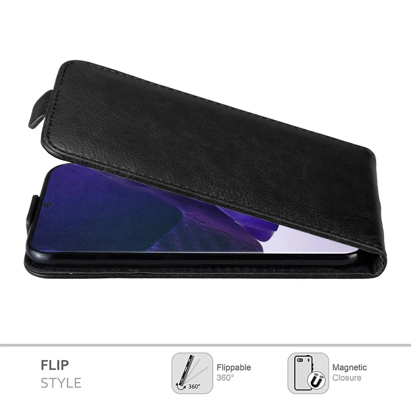 Cadorabo Hülle kompatibel mit Samsung Galaxy NOTE 20 ULTRA Schutzhülle im Flip Design mit Magnetverschluss