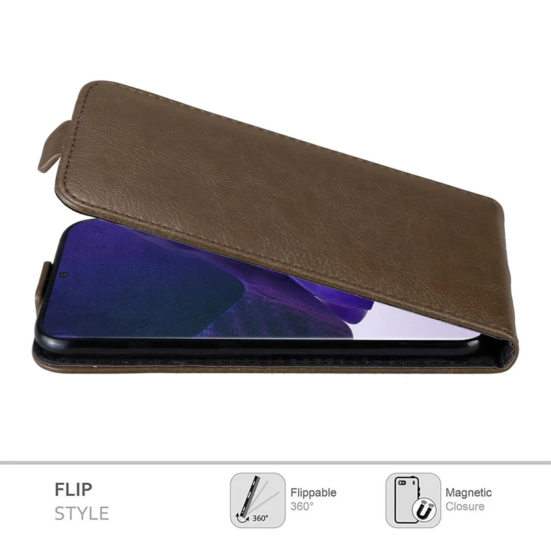 Cadorabo Hülle kompatibel mit Samsung Galaxy NOTE 20 ULTRA Schutzhülle im Flip Design mit Magnetverschluss