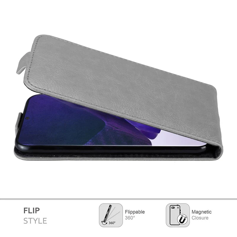 Cadorabo Hülle kompatibel mit Samsung Galaxy NOTE 20 ULTRA Schutzhülle im Flip Design mit Magnetverschluss