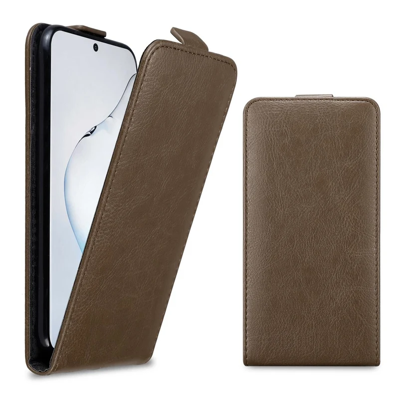 Cadorabo Hülle kompatibel mit Samsung Galaxy NOTE 10 PLUS Schutzhülle im Flip Design mit Magnetverschluss