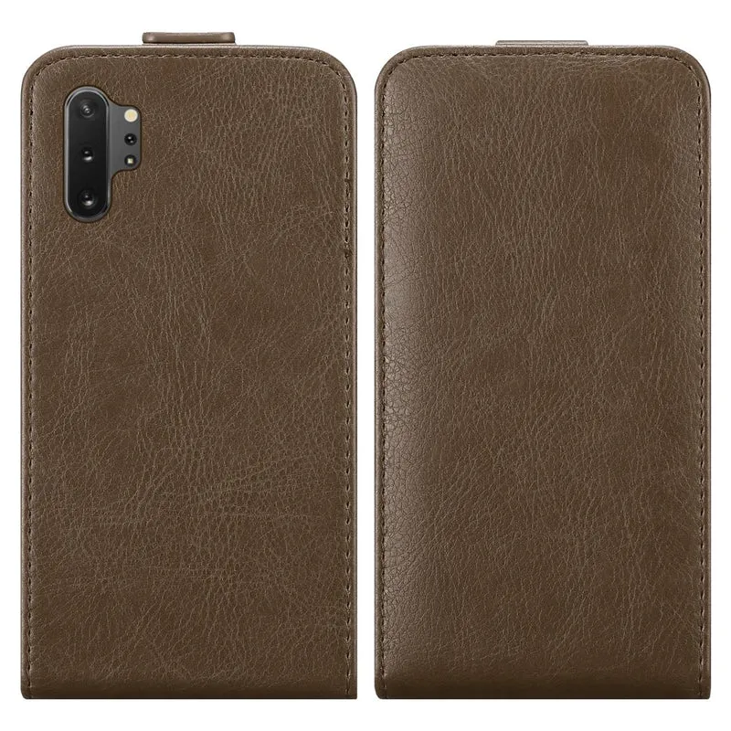 Cadorabo Hülle kompatibel mit Samsung Galaxy NOTE 10 PLUS Schutzhülle im Flip Design mit Magnetverschluss