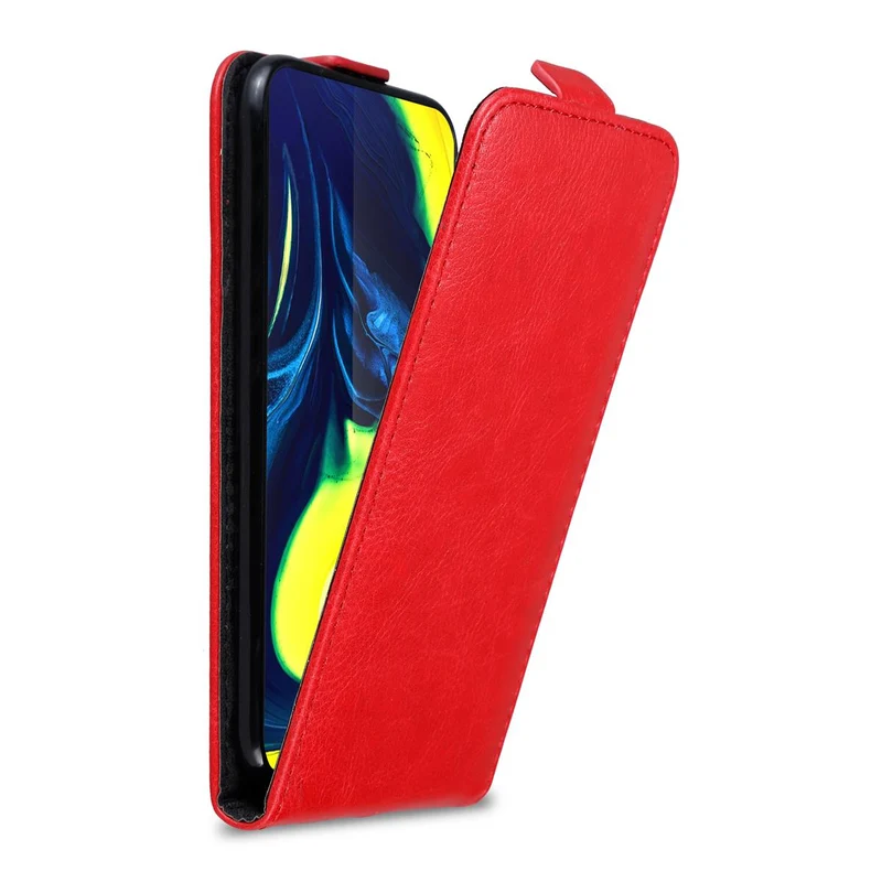 Cadorabo Hülle kompatibel mit Samsung Galaxy A80 / A90 4G Schutzhülle im Flip Design mit Magnetverschluss