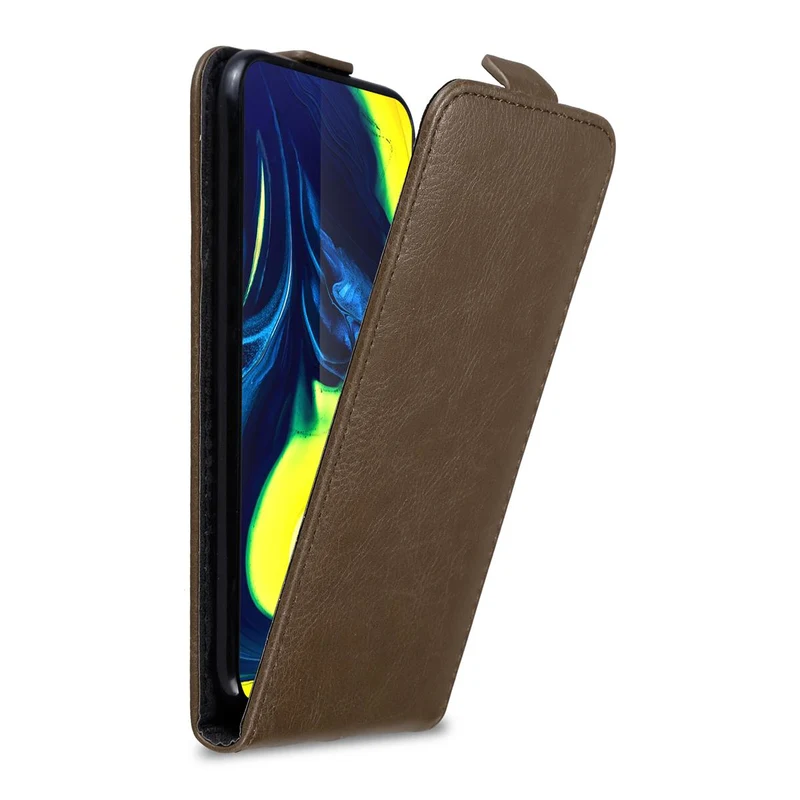 Cadorabo Hülle kompatibel mit Samsung Galaxy A80 / A90 4G Schutzhülle im Flip Design mit Magnetverschluss