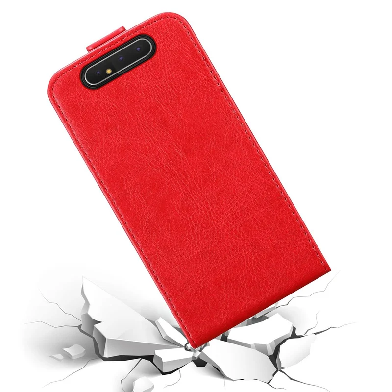 Cadorabo Hülle kompatibel mit Samsung Galaxy A80 / A90 4G Schutzhülle im Flip Design mit Magnetverschluss