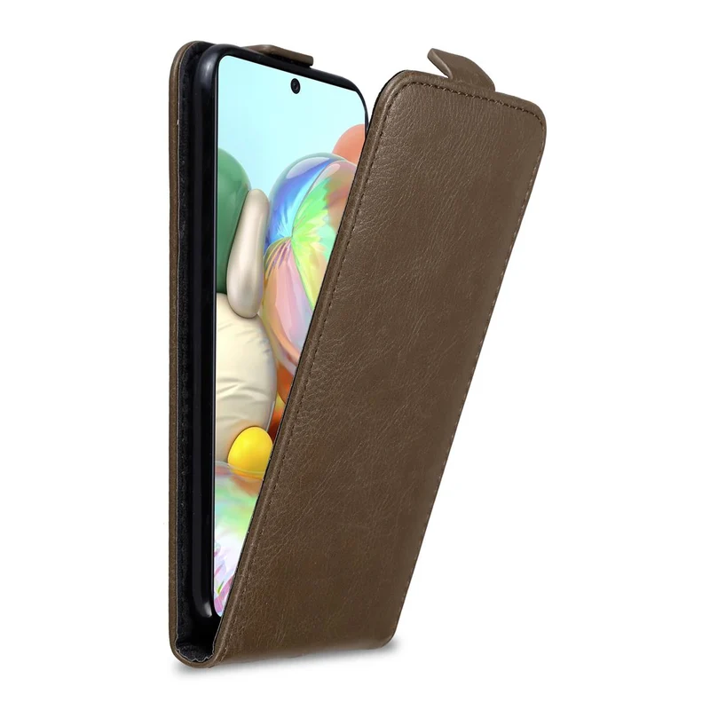 Cadorabo Hülle kompatibel mit Samsung Galaxy A71 4G Schutzhülle im Flip Design mit Magnetverschluss
