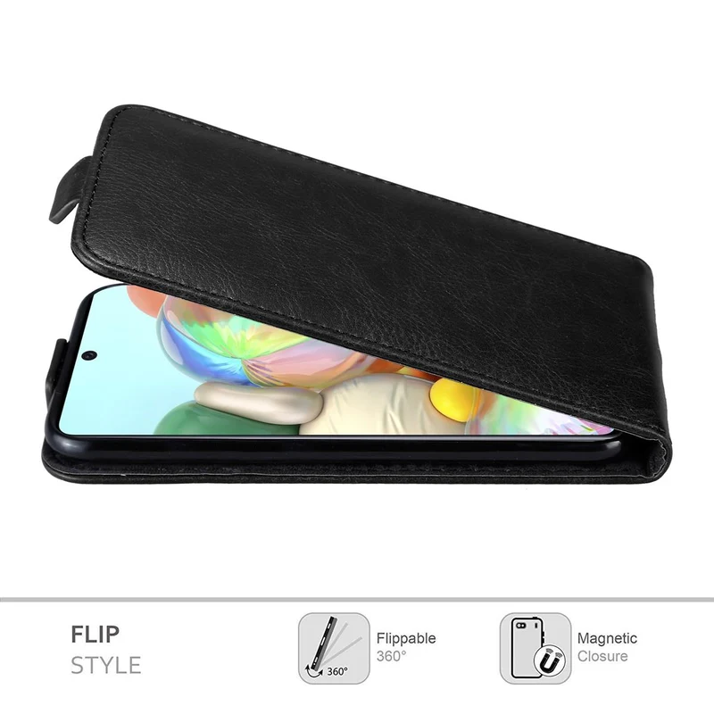 Cadorabo Hülle kompatibel mit Samsung Galaxy A71 4G Schutzhülle im Flip Design mit Magnetverschluss