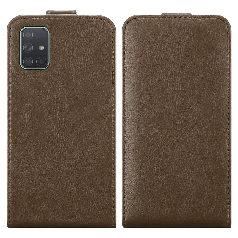 Cadorabo Hülle kompatibel mit Samsung Galaxy A71 4G Schutzhülle im Flip Design mit Magnetverschluss