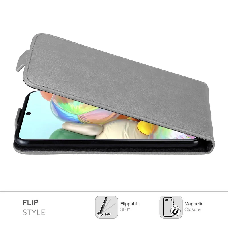 Cadorabo Hülle kompatibel mit Samsung Galaxy A71 4G Schutzhülle im Flip Design mit Magnetverschluss