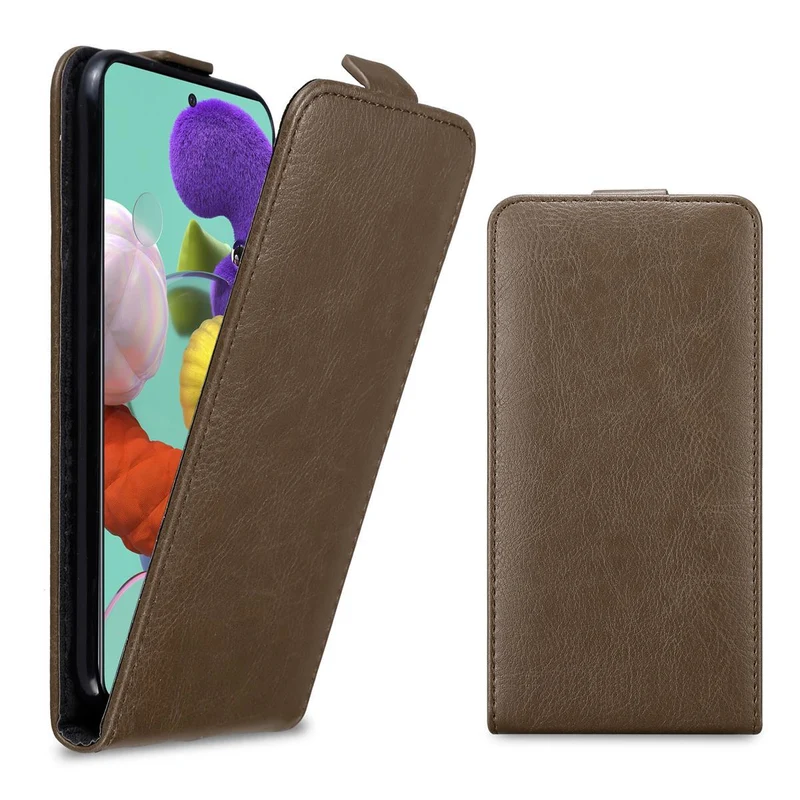 Cadorabo Hülle kompatibel mit Samsung Galaxy A51 5G Schutzhülle im Flip Design mit Magnetverschluss