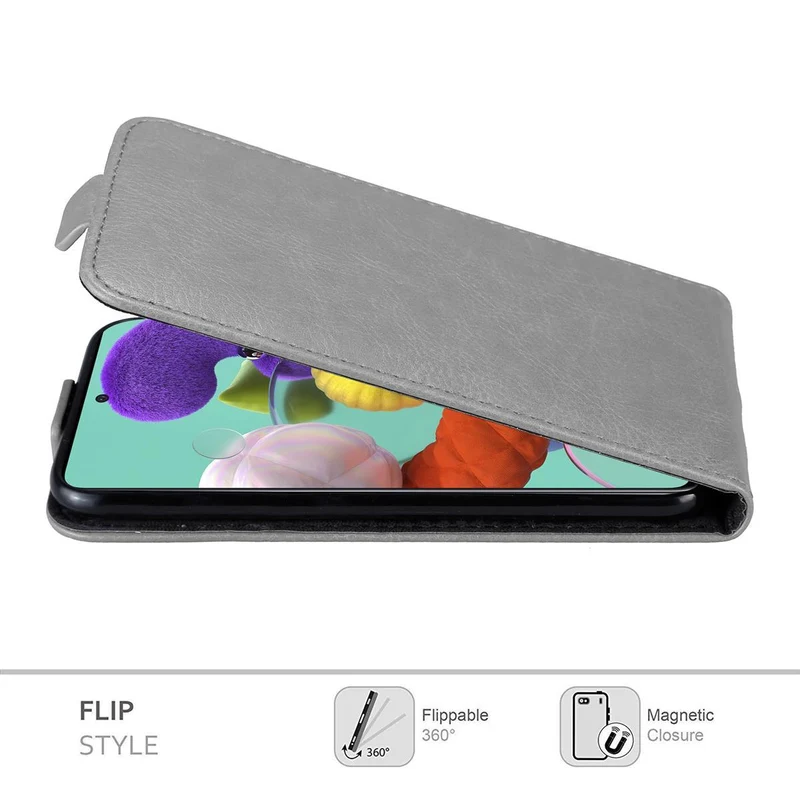 Cadorabo Hülle kompatibel mit Samsung Galaxy A51 5G Schutzhülle im Flip Design mit Magnetverschluss