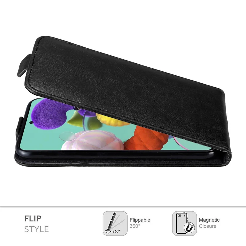 Cadorabo Hülle kompatibel mit Samsung Galaxy A51 4G / M40s Schutzhülle im Flip Design mit Magnetverschluss