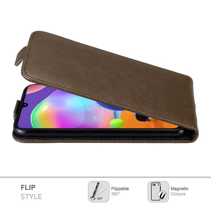 Cadorabo Hülle kompatibel mit Samsung Galaxy A31 Schutzhülle im Flip Design mit Magnetverschluss
