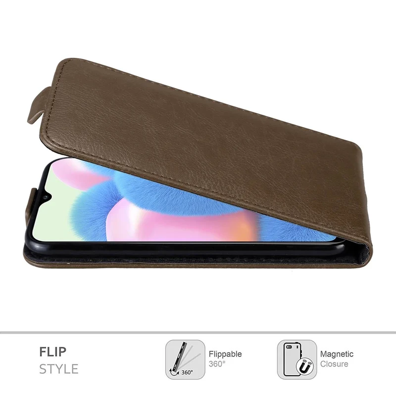 Cadorabo Hülle kompatibel mit Samsung Galaxy A50 4G / A50s / A30s Schutzhülle im Flip Design mit Magnetverschluss