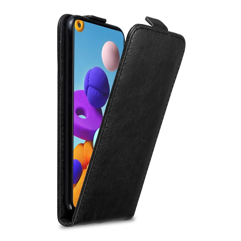 Cadorabo Hülle kompatibel mit Samsung Galaxy A21s Schutzhülle im Flip Design mit Magnetverschluss