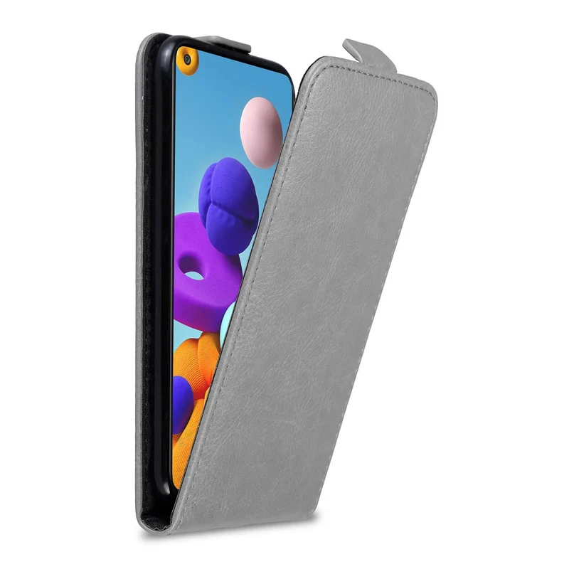 Cadorabo Hülle kompatibel mit Samsung Galaxy A21s Schutzhülle im Flip Design mit Magnetverschluss