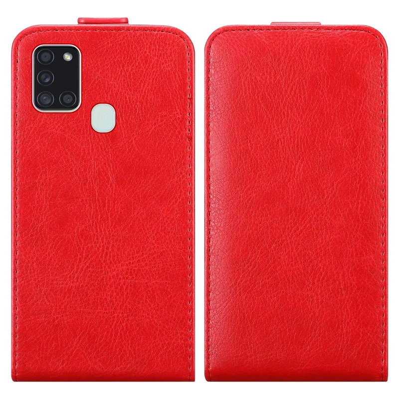 Cadorabo Hülle kompatibel mit Samsung Galaxy A21s Schutzhülle im Flip Design mit Magnetverschluss