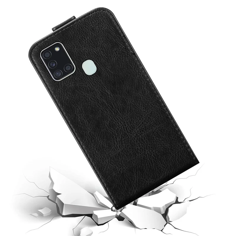 Cadorabo Hülle kompatibel mit Samsung Galaxy A21s Schutzhülle im Flip Design mit Magnetverschluss