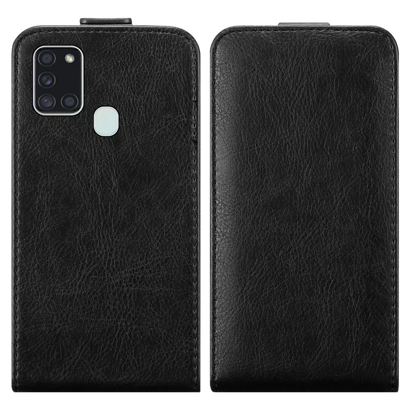 Cadorabo Hülle kompatibel mit Samsung Galaxy A21s Schutzhülle im Flip Design mit Magnetverschluss