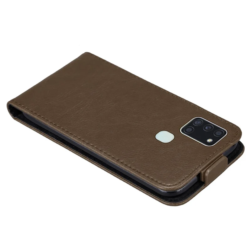 Cadorabo Hülle kompatibel mit Samsung Galaxy A21s Schutzhülle im Flip Design mit Magnetverschluss