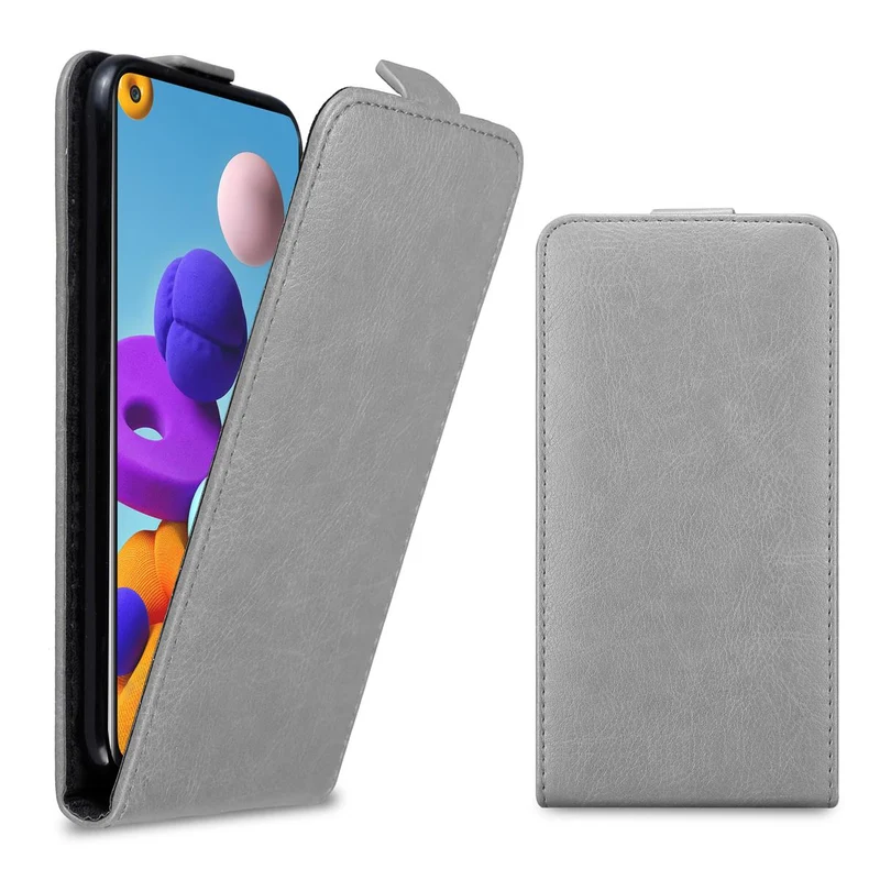 Cadorabo Hülle kompatibel mit Samsung Galaxy A21s Schutzhülle im Flip Design mit Magnetverschluss