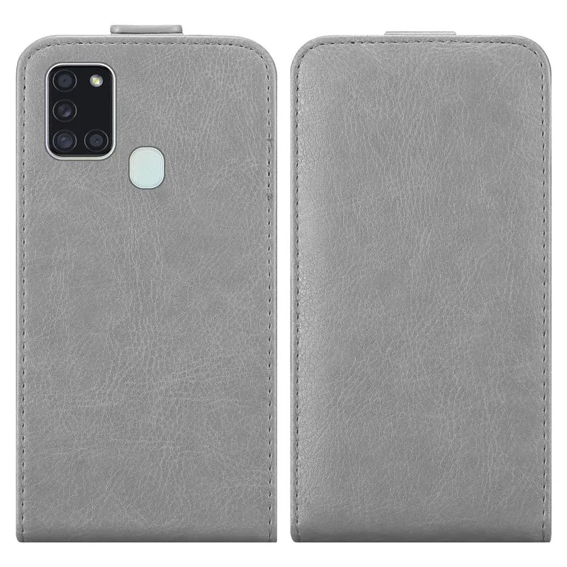 Cadorabo Hülle kompatibel mit Samsung Galaxy A21s Schutzhülle im Flip Design mit Magnetverschluss