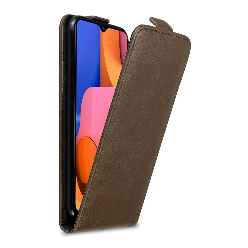 Cadorabo Hülle kompatibel mit Samsung Galaxy A20s Schutzhülle im Flip Design mit Magnetverschluss