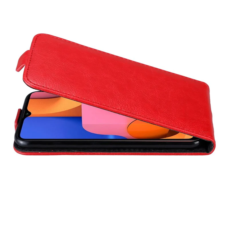 Cadorabo Hülle kompatibel mit Samsung Galaxy A20s Schutzhülle im Flip Design mit Magnetverschluss