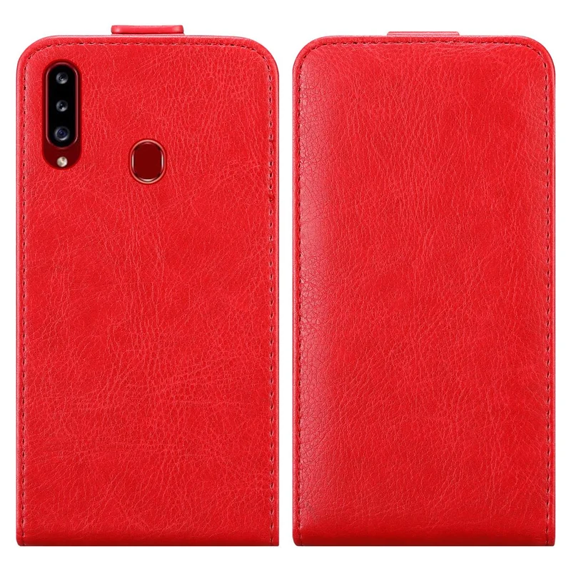 Cadorabo Hülle kompatibel mit Samsung Galaxy A20s Schutzhülle im Flip Design mit Magnetverschluss