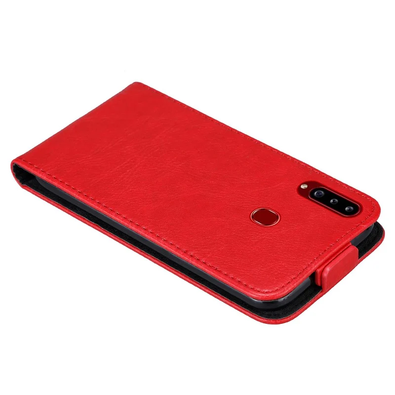 Cadorabo Hülle kompatibel mit Samsung Galaxy A20s Schutzhülle im Flip Design mit Magnetverschluss