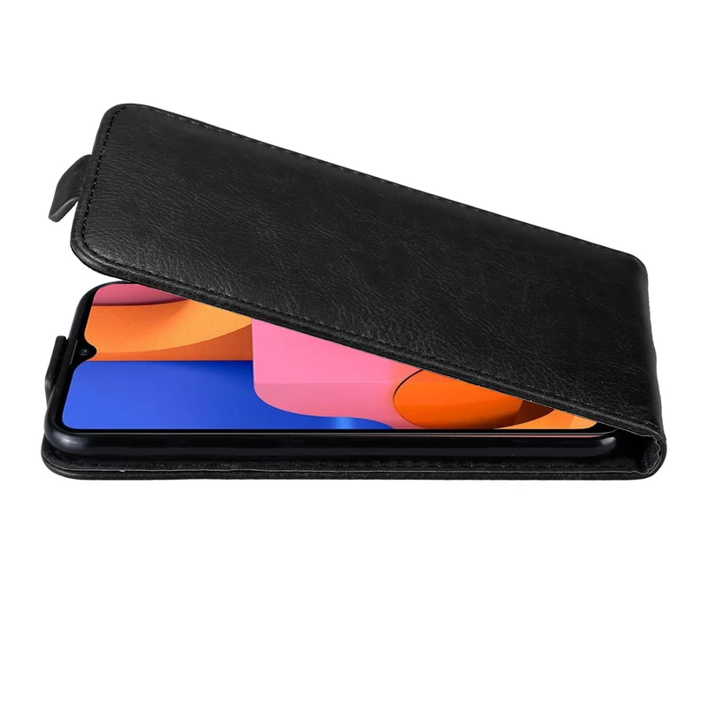 Cadorabo Hülle kompatibel mit Samsung Galaxy A20s Schutzhülle im Flip Design mit Magnetverschluss