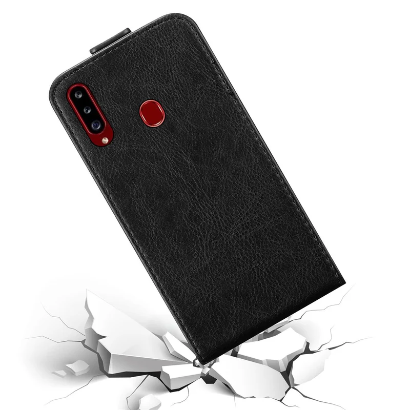 Cadorabo Hülle kompatibel mit Samsung Galaxy A20s Schutzhülle im Flip Design mit Magnetverschluss